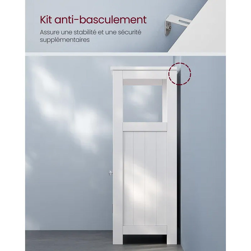Armoire de salle de bain VASAGLE 60 x 30 x 80 cm