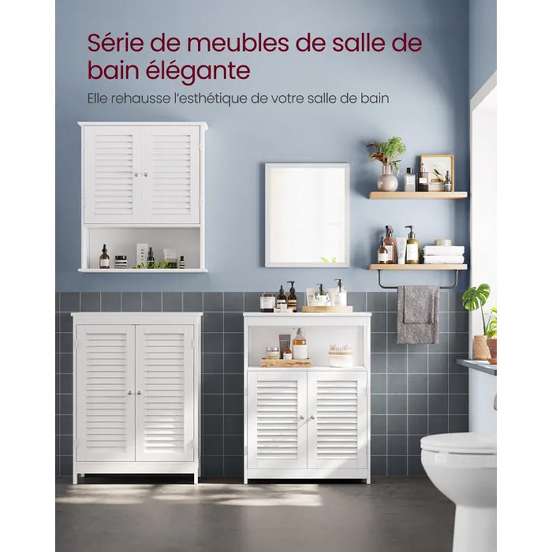 Armoire de salle de bain VASAGLE 60 x 30 x 80 cm