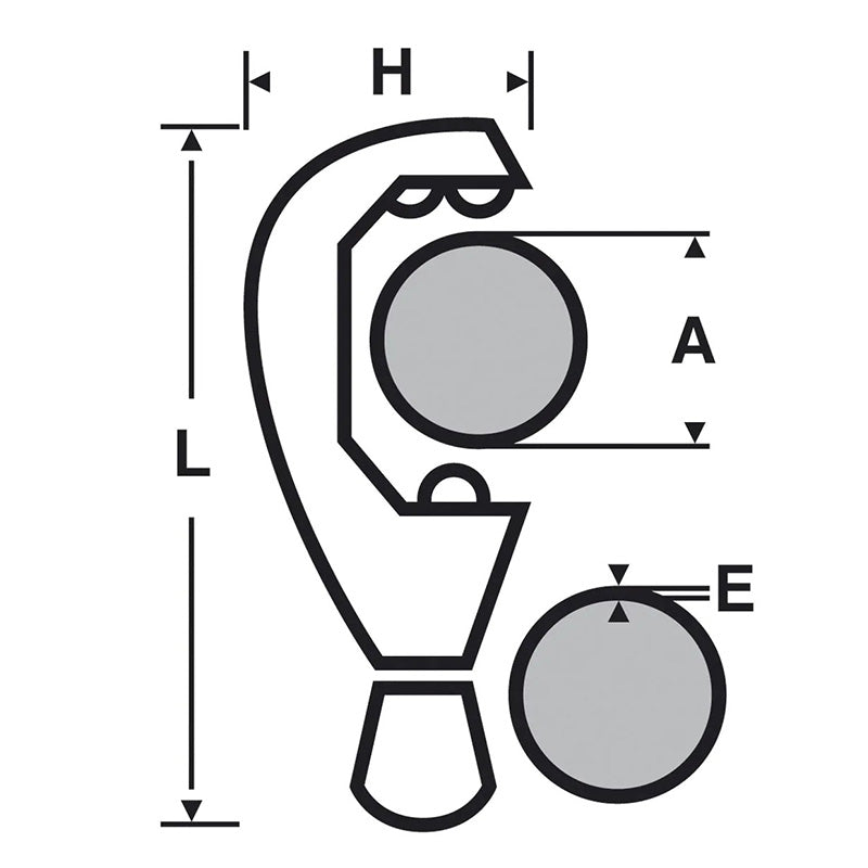 Mini coupe-tube cuivre 6-28 mm VIRAX 210439