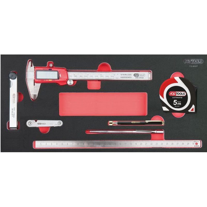Module d'outils de mesure, 7 pièces - KS TOOLS - 713.8007
