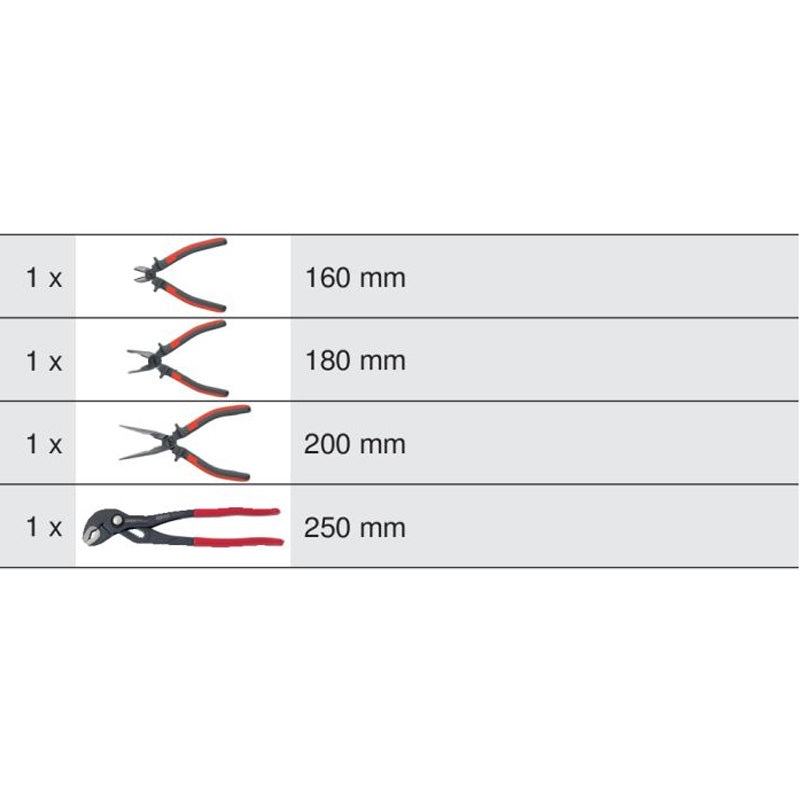 Module de pinces, 4 pièces - KS TOOLS - 713.4014