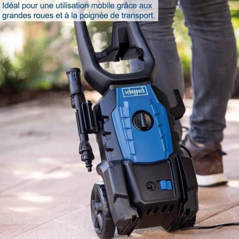 Nettoyeur haute pression HPC1600 - Tuyau 5m - 1600W SCHEPPACH - 5907737901