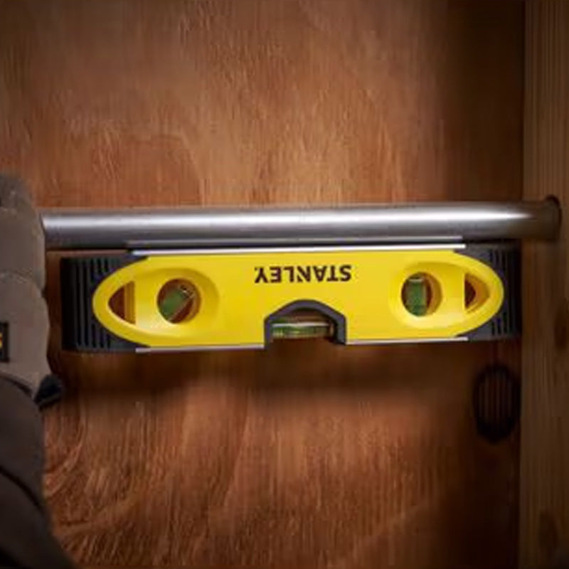 Niveau torpedo bi-matière magnétique 23 cm - STANLEY - 0-43-511