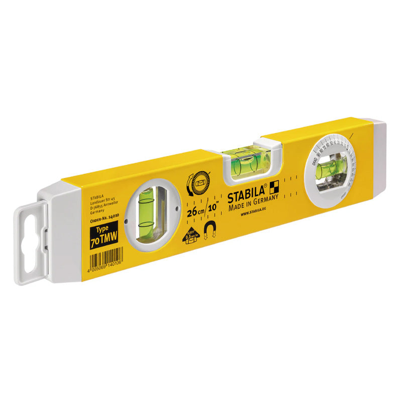 Niveaux à bulle Type 70 TMW, 26 cm STABILA 14010
