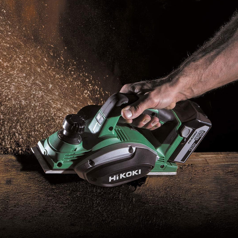 Rabot 18V Li-ion glissière - 82mm - HIKOKI P18DSLW4Z feuillure 9mm (vendu sans batterie)