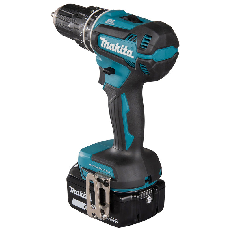Perceuse visseuse Brushless 18V  DHP485RMJ  2 x 4 Ah - Ø 13 mm - 50 Nm en Makpak