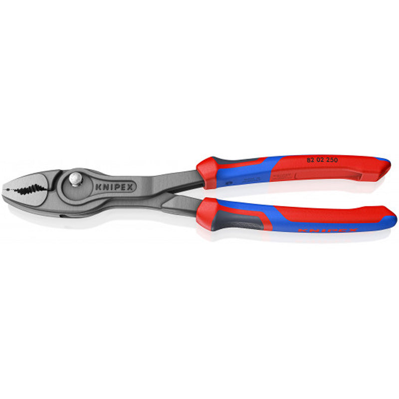 Pince multiprise frontale Twingrip 250mm - Gainage Bi-matière - Tête polie KNIPEX - 8202250