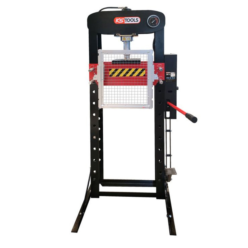 Presse hydraulique 30t à pompe hydraulique 2 vitesses - KS TOOLS - 160.0114