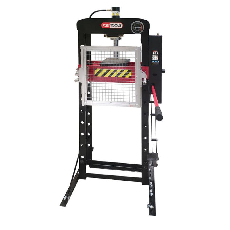 Presse hydraulique 20t à pompe hydraulique 2 vitesses - KS TOOLS - 160.0113