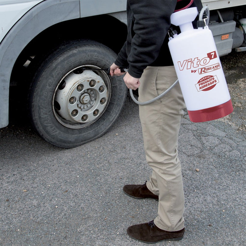 Pulverisateur RIBIMEX 7L à pression préalable spécial produits agressifs "VITO7"