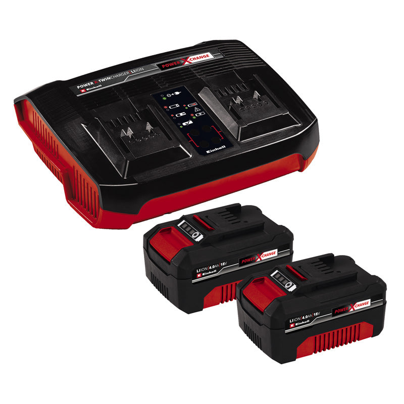 Pack 7 machines 18V 2 x 5,2Ah + 2 x 4,0Ah EINHELL Professional Brushless Power X-Change - E-case