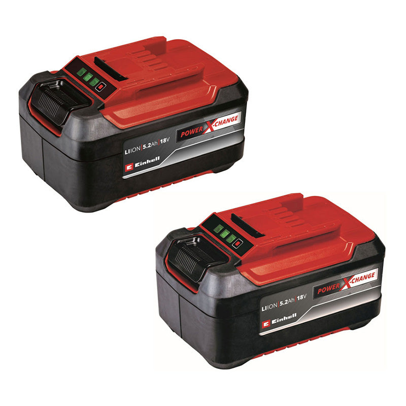 Pack 7 machines 18V 2 x 5,2Ah + 2 x 4,0Ah EINHELL Professional Brushless Power X-Change - E-case