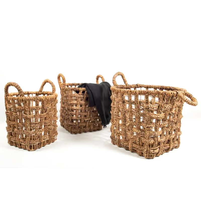 Panier Pauline - 41 x 49 x 49 cm - taille XL - jute - naturel