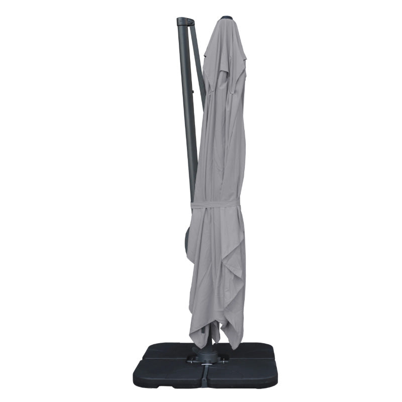 Parasol déporté ANTOINE et sa housse 272x300x400cm