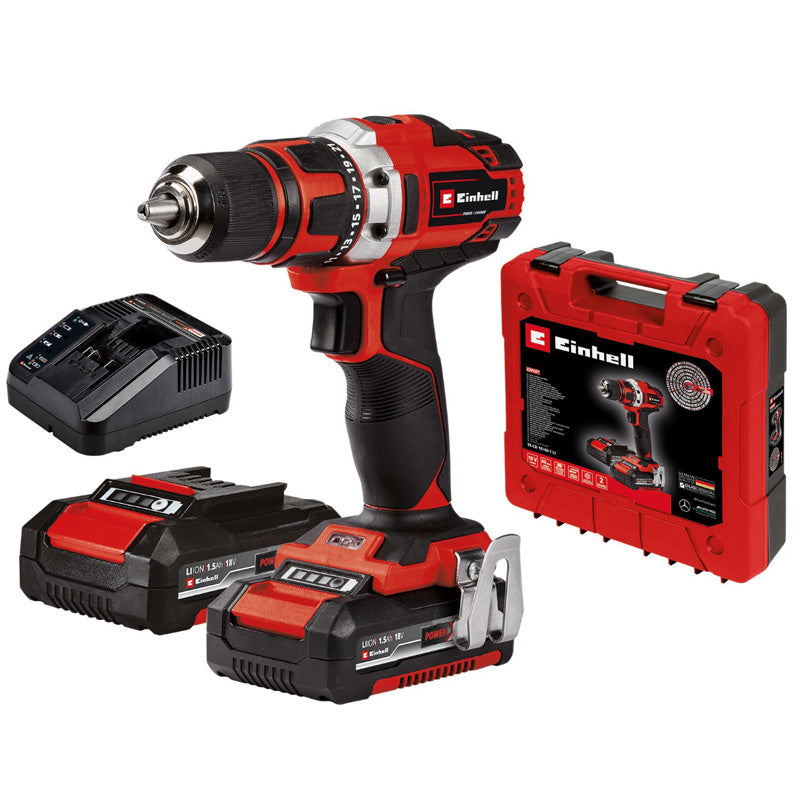 Perceuse-Visseuse sans fil EINHELL TE-CD 18/40-1 Li (2x1,5 Ah)