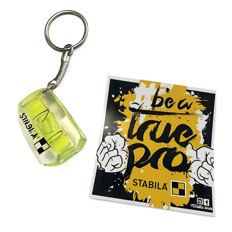 Pack goodies STABILA (porte-clé + sticker)