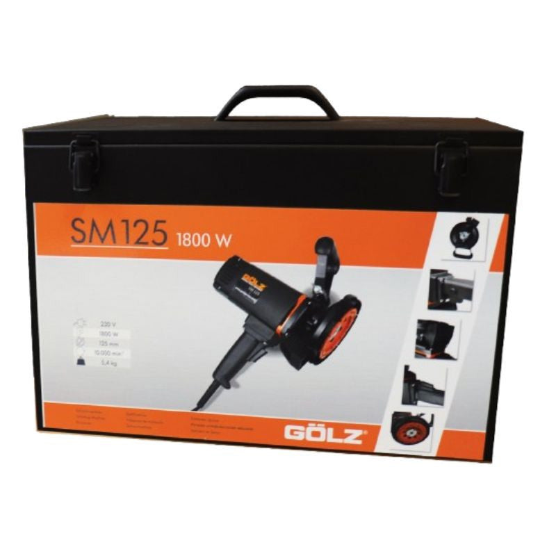 Ponceuse béton portable SM125 avec 3 plateaux DS36 Ø125mm