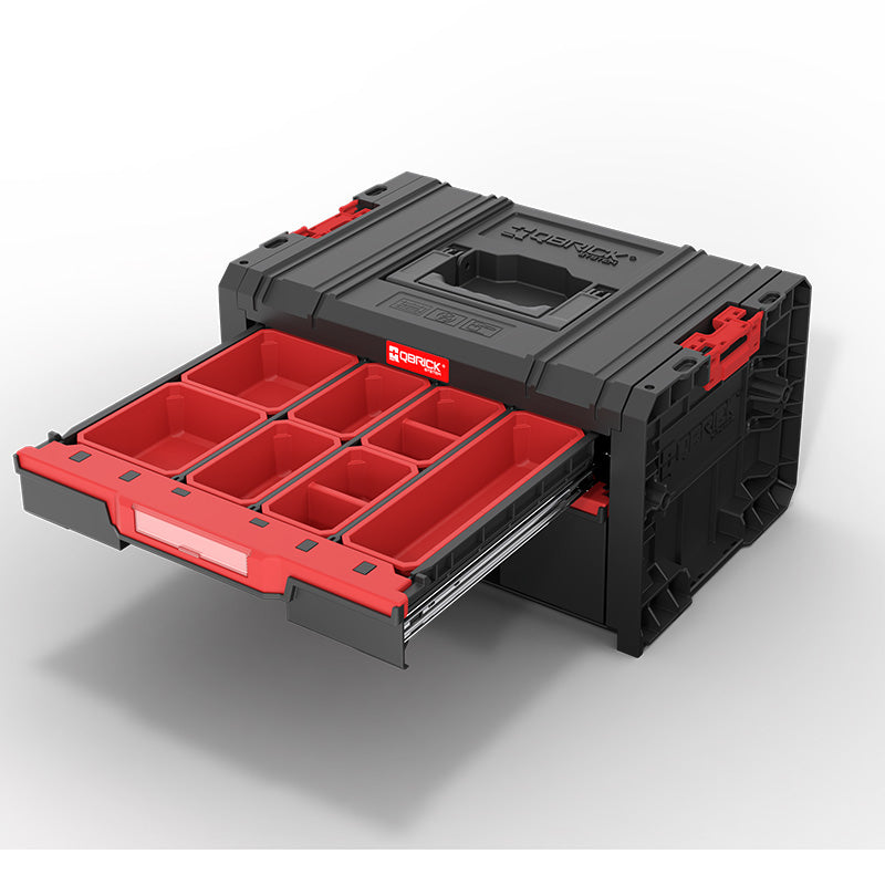 QBRICK SYSTEM PRO Caisse à outils 2 tiroirs Expert - QBRICK SYSTEM - SKRQPROD2ECZAPG001