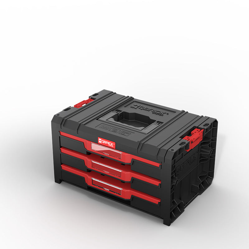 QBRICK SYSTEM PRO Caisse à outils 3 tiroirs Expert - QBRICK SYSTEM - SKRQPROD3ECZAPG001