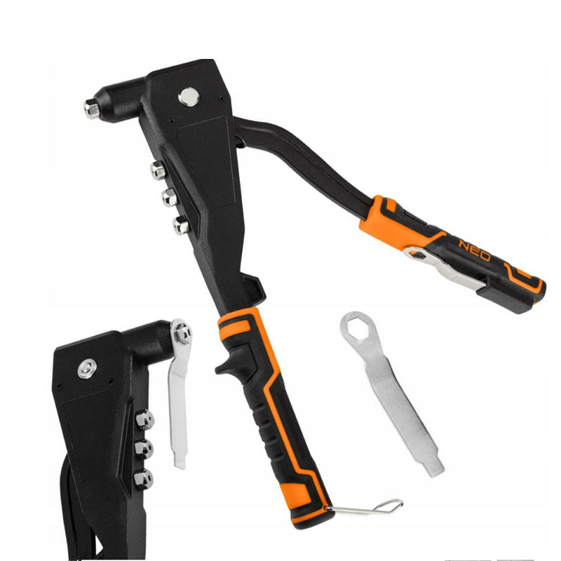 Riveteuse pour rivets acier et aluminium 2.4/3.2/4.0/4.8 mm - NEO TOOLS - 18-103-1