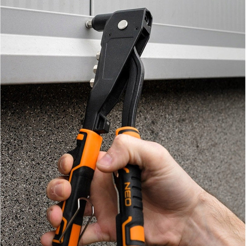 Riveteuse pour rivets acier et aluminium 2.4/3.2/4.0/4.8 mm - NEO TOOLS - 18-103-1