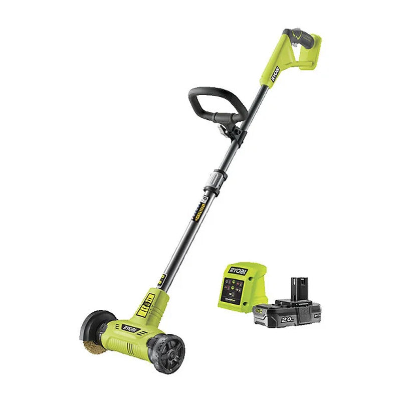 Nettoyeur de joints 18V - RYOBI RY18PCA-120 - livré avec brosse métallique - 1 batterie lithium+ 18V 2,0 Ah et 1 chargeur 1,5 A