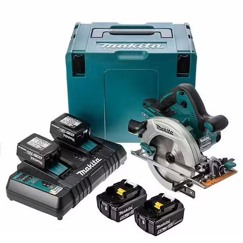 Scie circulaire Ø 190 mm 4x5Ah 36V LXT ® MAKITA DHS710PT4J en coffret et chargeur double