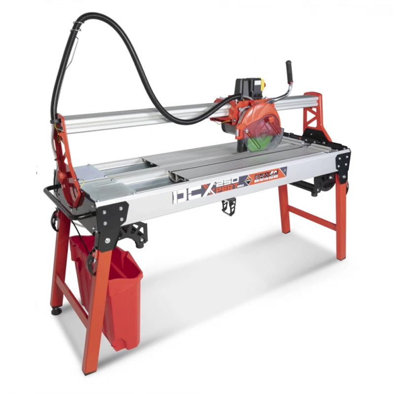 Scie sur table professionnelle - coupe à eau - DCX-250 EXPERT 1250 230V 50HZ - RUBI - 52960