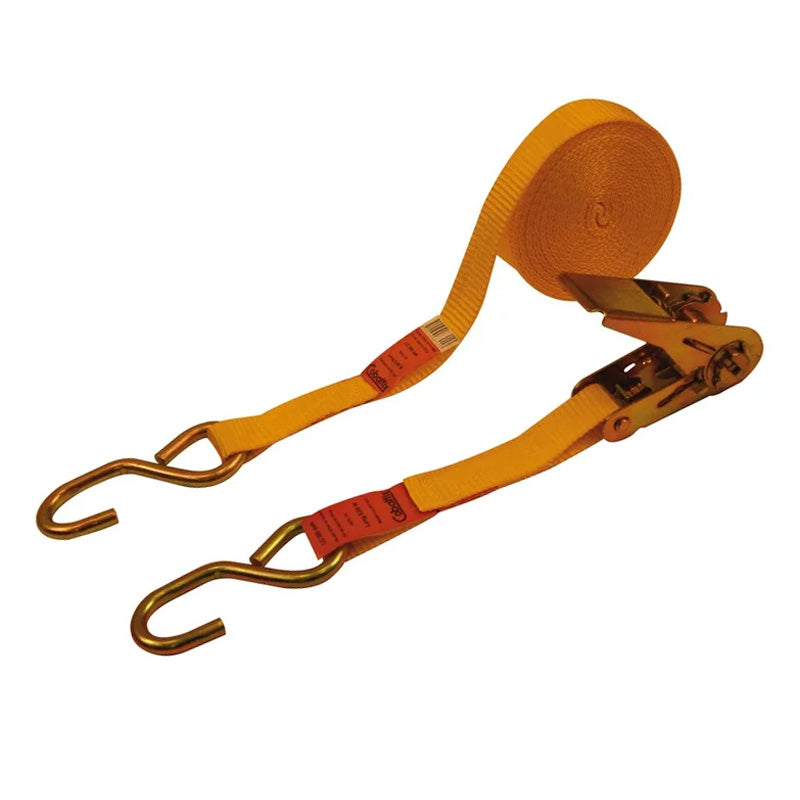 Sangle d'arrimage minus plateau largeur 25 mm jaune longueur 5 mètres Cobaltix AMI P3