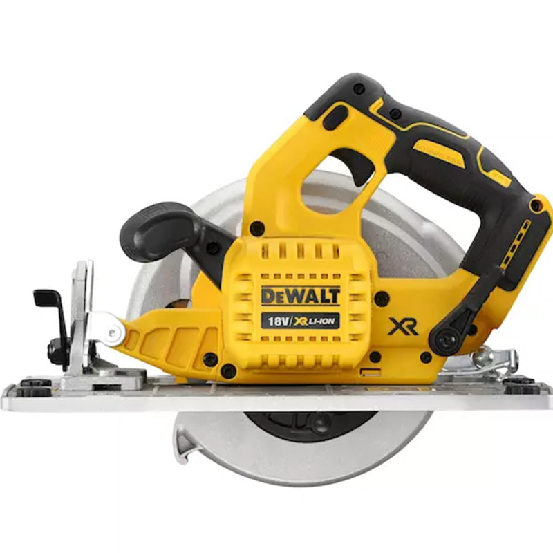 Scie Circulaire 184mm DEWALT DCS572N-XJ XR 18V Brushless - compatible rail de guidage