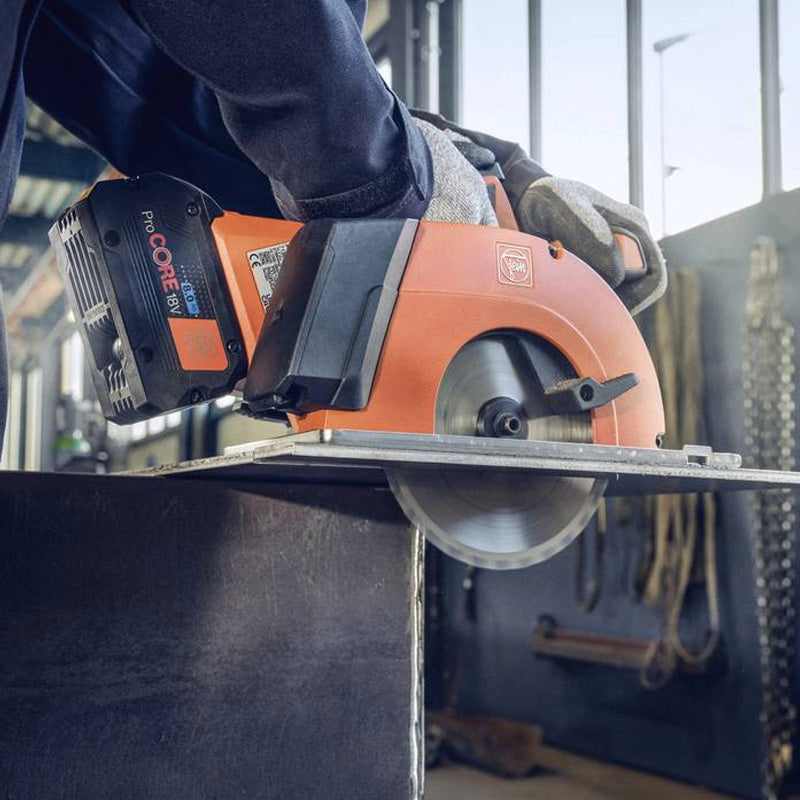 Scie circulaire portative compacte sans fil pour métaux|FEIN |F-IRON Cut 57 AS