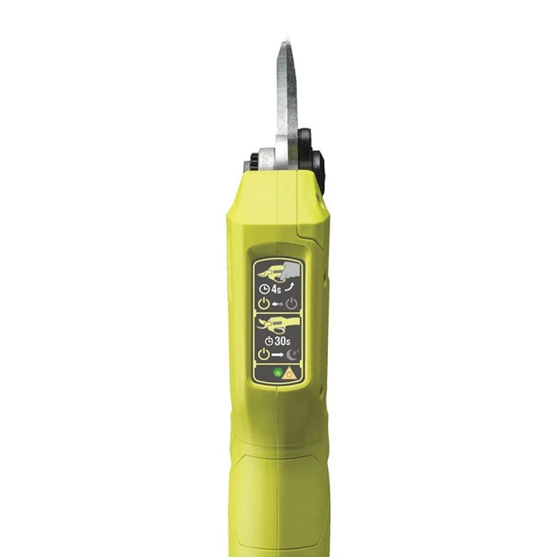 Sécateur 18V ONE+™ RYOBI RY18SCA-0 lames Bypass chromées en acier carbone japonais SK5 - capacité de coupe 25 mm (Produit seul)