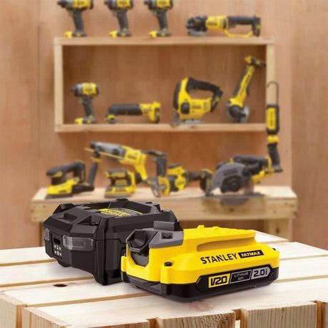 Starter Kit Chargeur 1,25 A + 1 Batterie 18V 2 Ah - SFMCB10D1-QW STANLEY FATMAX