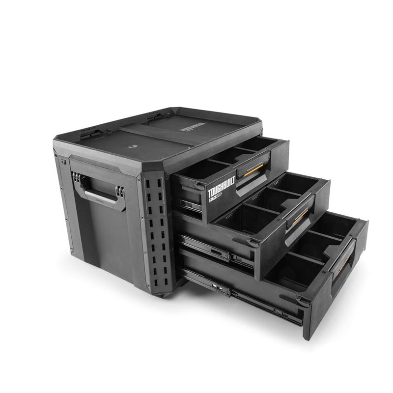 Boite XL 3 tiroirs StackTech TOUGHBUILT TB-B1-D-70-3-BEA