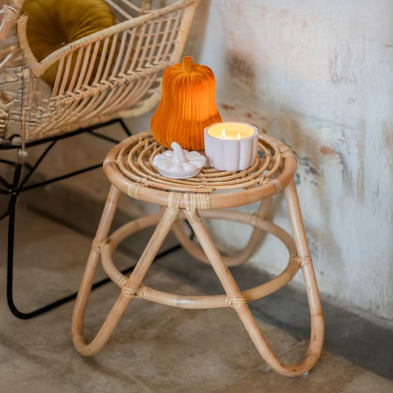 Table d'appoint Ninon en Rotin Naturel - 40x40x40cm