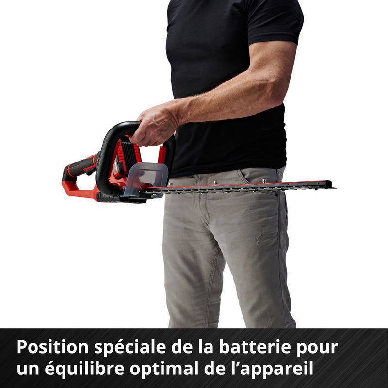Taille-haie sans fil GE-CH 18/60 Li-Solo EINHELL 3410930 Power X-Change - 18 V - coupe 60 cm (Produit seul)