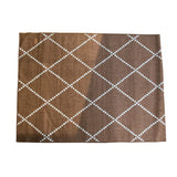 Tapis d'intérieur ETHNIK - 120 x 160 cm - marron & ivoire