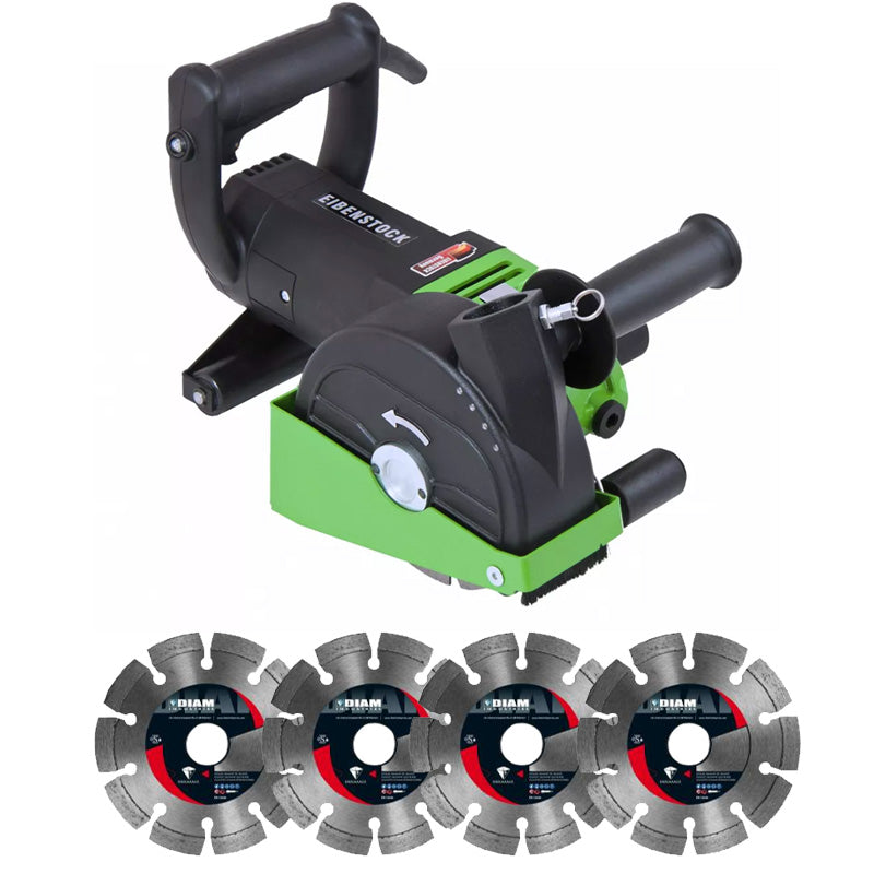Rainureuse  EIBENSTOCK EMF150.1 + KIT + 4 disques Diamant Ø150/22,3