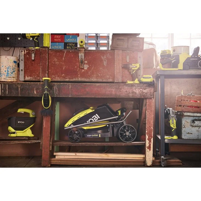 Tondeuse 18V ONE+™ RYOBI OLM1833B Ø coupe 33 cm, ramassage et mulching (Produit seul)