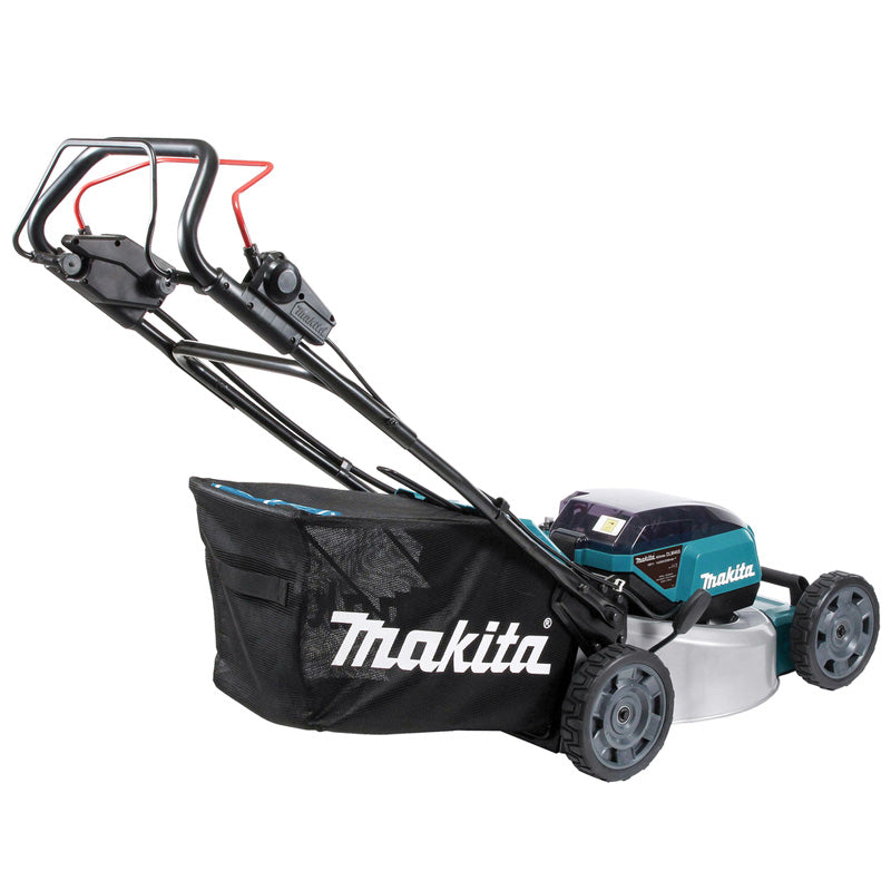 Tondeuse 46 cm LXT 36 V MAKITA DLM465PT4 avec 4 batteries 18 V 5,0 Ah et chargeur rapide