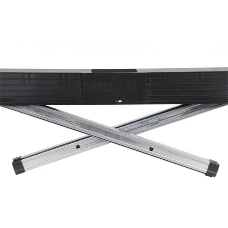 Lot de 2 tréteaux STANLEY 1-97-475 pliables et clipsables charge 350kg