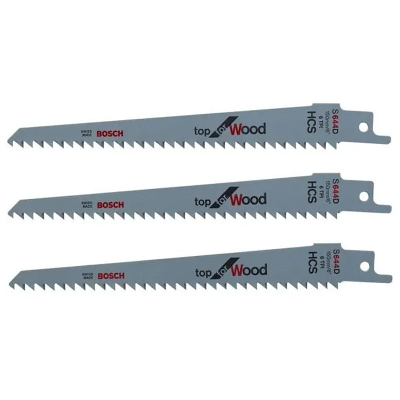 Lot de 3 lames bois pour élagueur BOSCH Keo