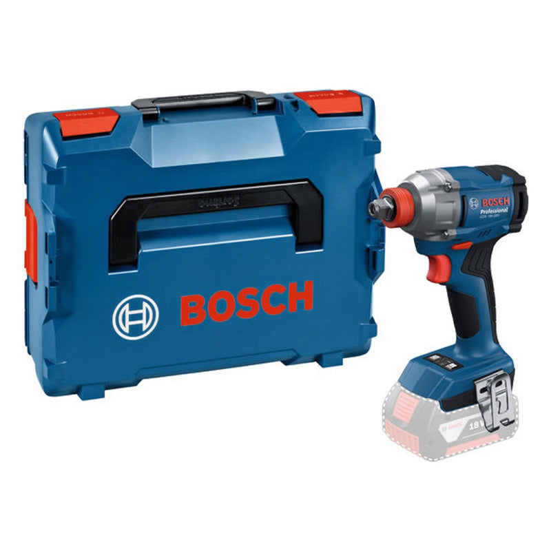 Bosch Professional Visseuse à Percussion Sans Fil GDR 18V-210 C 18V (couple D'attraction : 210 Nm, Couple De Rupture 370 Nm, Sans Batteries Ni Chargeur, Avec 1 Module Bluetooth, Dans L-BOXX 136