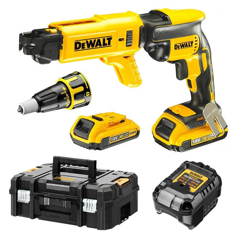 Visseuse à placo 18V DEWALT DCF620D2K-QW Brushless avec coffret et 2 batteries 2,0 Ah