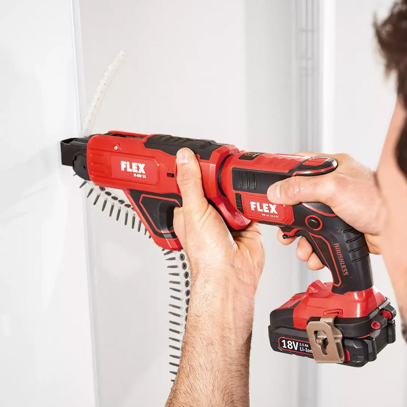 Visseuse placo FLEX DW 45 18.0-EC C 18V 28Nm (vendu sans batterie)