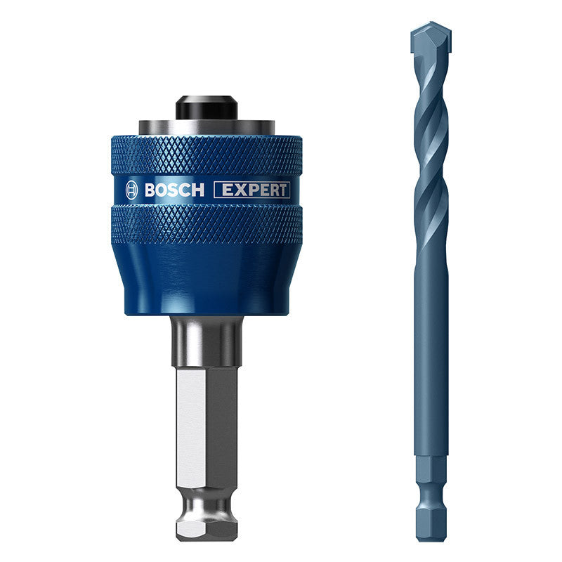 Adaptateur BOSCH 2608900526 Power Change Plus 6 pans 8,5mm + foret de centrage TCT 105mm