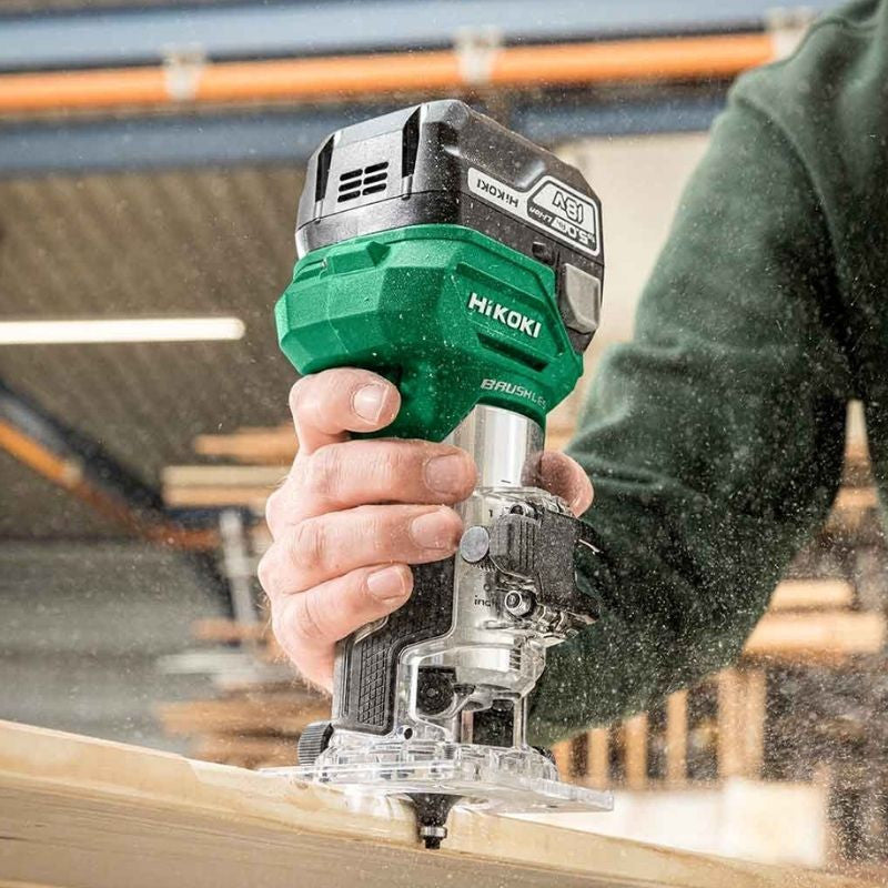 Affleureuse 18V HIKOKI M1808DAW2Z dans coffret HSC III (vendu sans batterie)