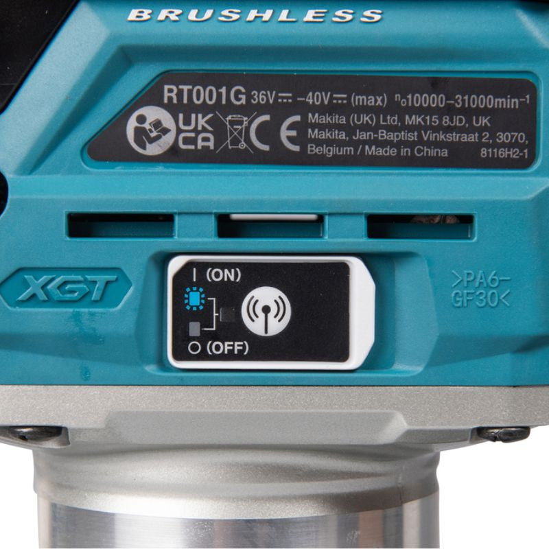 Affleureuse 40V max 35 mm XGT MAKITA RT001GZ10 (vendu sans batterie)