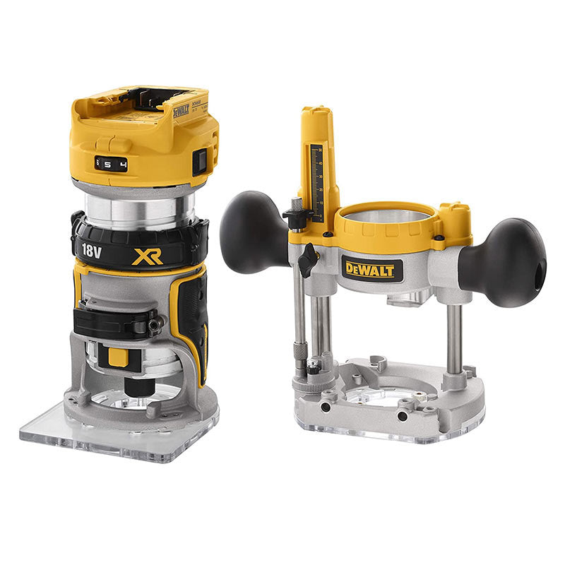 Affleureuse et défonceuse 8mm 18V DEWALT DCW604NT-XJ Brushless avec coffret