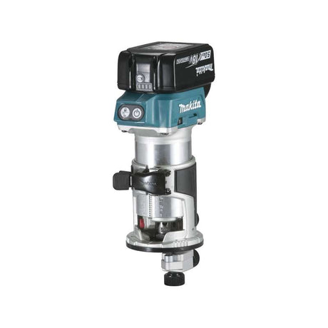 Affleureuse MAKITA DRT50RTJX3 18V (2x5Ah) Ø 8mm avec kit d'accessoires